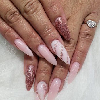 TJ Nail Spa - Dip powder nails with marble design - Nail Salons Near Me - Pico Rivera, California TJ Nail Spa - Dip powder nails with marble design - Nail Salons Near Me - Pico Rivera, California