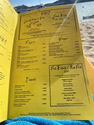 Menu photo 2 Yellow Beach Resturant And Bar Saint-Martin, 32
