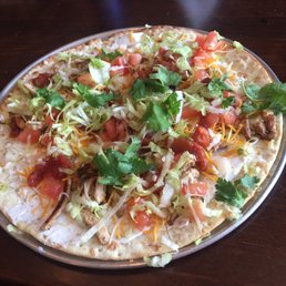 Chicken taco pizza (from the daily specials menu) Chicken taco pizza (from the daily specials menu)