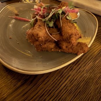 Rokka Grill and Whiskey Bar - Calamari steak (we were surprised it was fried strips and not a steak cut of calamari) - Whiskey Bars Near Me - Whittier, California