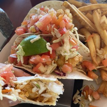 Seaport Grille - Haddock SEAPORT TACOS ($16) - Seafood Near Me - Gloucester, Massachusetts Seaport Grille - Haddock SEAPORT TACOS ($16) - Seafood Near Me - Gloucester, Massachusetts
