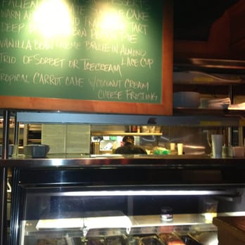 Cafe Maxx - View of the posted menu and meat display. - Seafood Near Me - Pompano Beach, Florida