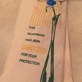 Chuy's - What's the deal with the utensil wrappers? Should the plates be wrapped too? - Tex-Mex Near Me - Fairfax, Virginia