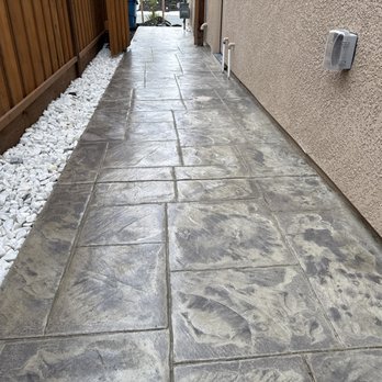 Toledo Construction - Stamped concrete with wet look sealer - General Contractors Near Me - Oakley, California Toledo Construction - Stamped concrete with wet look sealer - General Contractors Near Me - Oakley, California