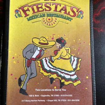 Las Fiestas - Menu - Mexican Near Me - Chapel Hill, Tennessee