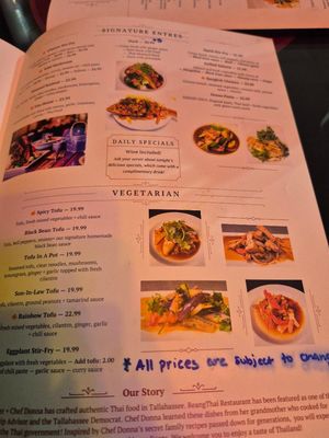 Menu photo 3 Reangthai Thai Restaurant Tallahassee, FL