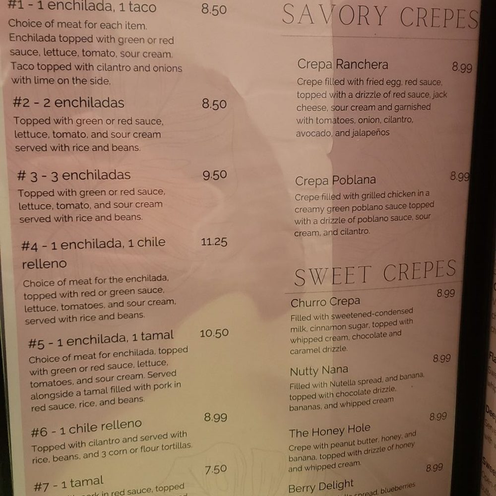Menu 5 Menu 5