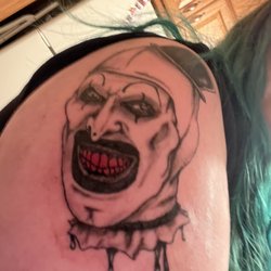 Critical Acclaim Tattoos - Critical acclaims by Erin tattoo is of Art the terrifier