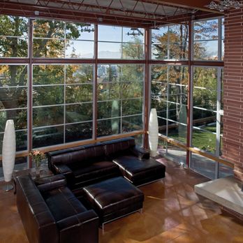 HomeStar Windows & Doors - Living room with aluminum windows. - Windows Installation Near Me - Draper, Utah HomeStar Windows & Doors - Living room with aluminum windows. - Windows Installation Near Me - Draper, Utah