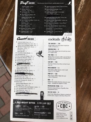 Menu photo 5 Cold Beer Company Dallas, TX Menu photo 5 Cold Beer Company Dallas, TX