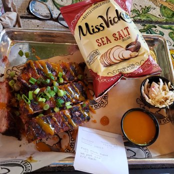 Yellow Dog Eats - Half slab ribs, chips, cole slaw & their GOLD bbq sauce - Sandwiches Near Me - Windermere, Florida Yellow Dog Eats - Half slab ribs, chips, cole slaw & their GOLD bbq sauce - Sandwiches Near Me - Windermere, Florida