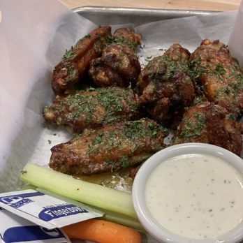 Boston's Pizza Restaurant & Sports Bar - Garlic Parm Wings - Pizza Near Me - Pooler, Georgia