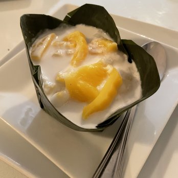Battambang  - Amok khnor (steamed coconut milk custard with jackfriut) - Cambodian Near Me - Oakland, California