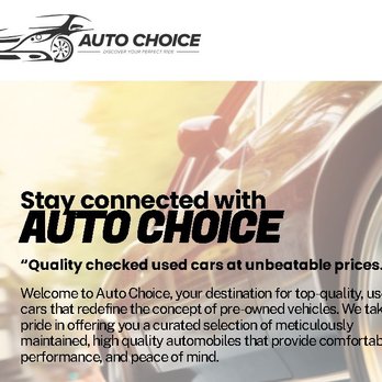 Auto Choice - Used Car Dealers Near Me - Toronto, Ontario