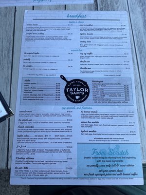 Menu photo 7 Taylor Sam's Brick, NJ