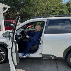 Friendship Ford of Lenoir - My 80 year old mom in her nee Subaru