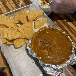 The Library Taphouse & Kitchen - Chili cheese dip. Very good!