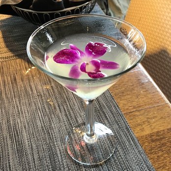 Ocean Prime - BLACK ORCHID  Belvedere Vodka, St. Germain Elderflower, Fresh Lemon and White Cranberry - Seafood Near Me - Beverly Hills, California