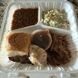Neighbors BBQ - This is the plate they served at our catered venue