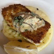 Photo of 112 Eatery - Minneapolis, MN, United States. Halibut on mashed potatoes 5/5