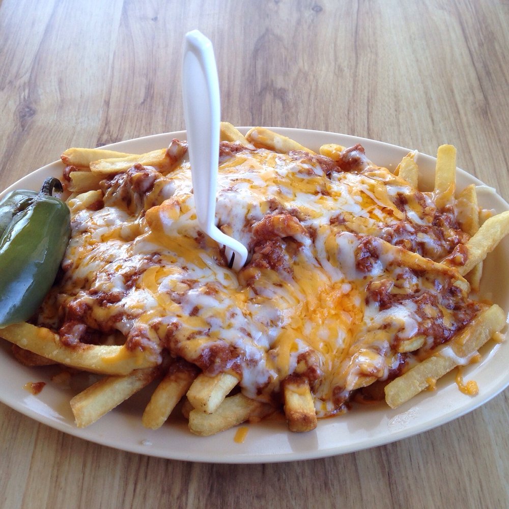 Burger Town - Chili cheese fries. - Burgers Near Me - Fullerton, California