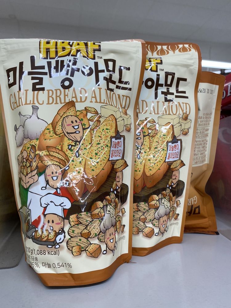 New Garlic Bread Almond snacks! IG ammysalamii Yelp