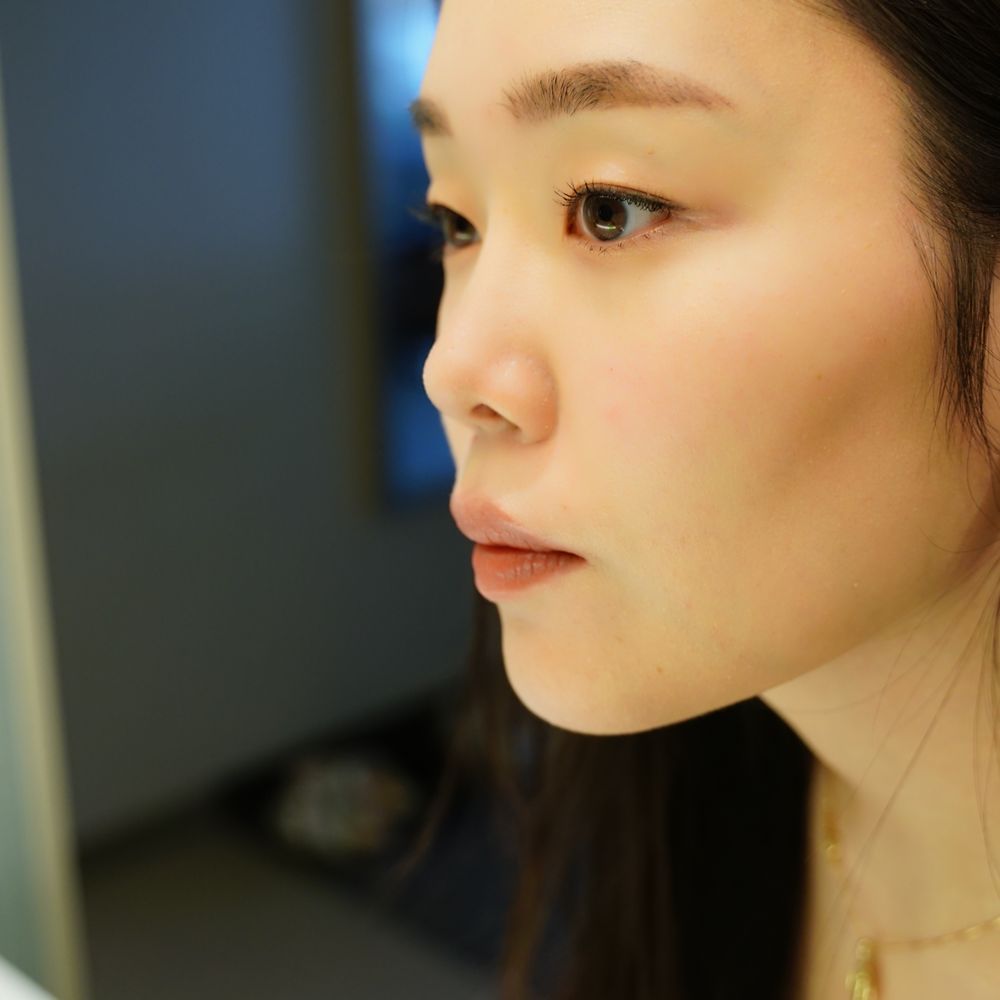 My naturally permed lashes with base makeup. My naturally permed lashes with base makeup.
