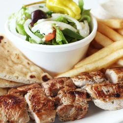 Hero House - Pork Soulaki Skewer Plate