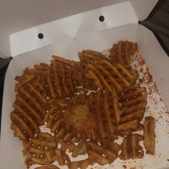 Wings Over Lowell - A "large" waffle fry. Rip off! - Chicken Wings Near Me - Lowell, Massachusetts Wings Over Lowell - A "large" waffle fry. Rip off! - Chicken Wings Near Me - Lowell, Massachusetts