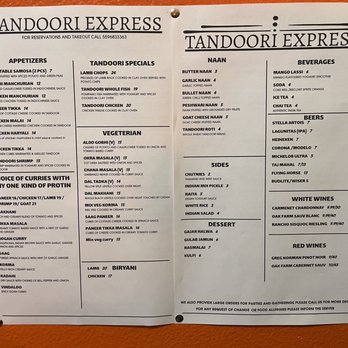 Tandoori Express - Indian Near Me - Oakhurst, California