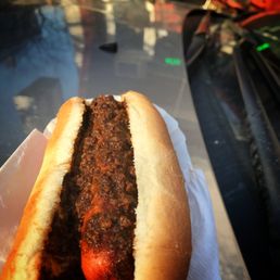 Chili dog at Potts Chili dog at Potts