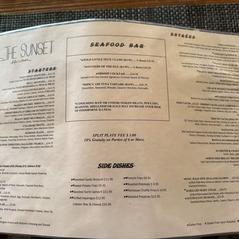The Sunset Restaurant - New American Near Me - Malibu, California