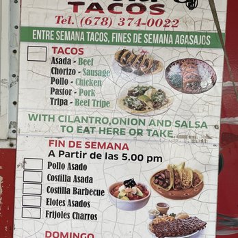Garcias Tacos - Menu - Food Trucks Near Me - Ruskin, Florida Garcias Tacos - Menu - Food Trucks Near Me - Ruskin, Florida