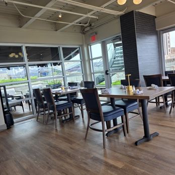 Six & Sky Rooftop Grille - The contemporary of the building and furniture give the restaurant an elegant yet relaxing ambiance in which to enjoy your time there. - Steakhouses Near Me - Roanoke, Virginia