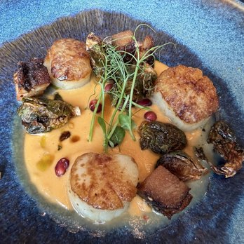 VAGA Restaurant & Bar - Seared Maine Sea Scallops - Latin American Near Me - Encinitas, California