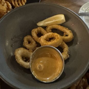 The Brick Kitchen + Lounge - Calamari, also partially eaten. - Beer Bar Near Me - Renton, Washington The Brick Kitchen + Lounge - Calamari, also partially eaten. - Beer Bar Near Me - Renton, Washington