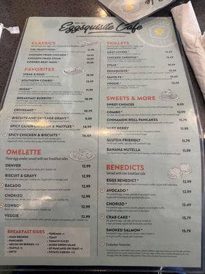 Menu photo 3 Eggsquisite Cafe - Allen Allen, TX