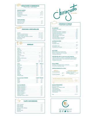 Menu photo 1 El Chiringuito de Clara Lluanco/luanco, O