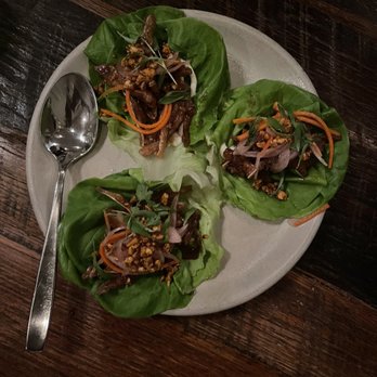 Husk - Pig ear lettuce cups - Southern Near Me - Nashville, Tennessee