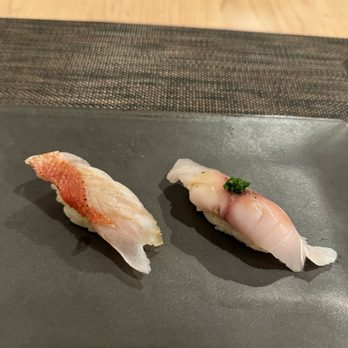 Sushi Suzuki - Seared snapper and Seka saba (mackerel) - Sushi Bars Near Me - Seattle, Washington