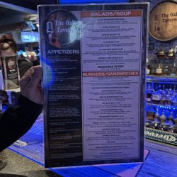 The Oak Tavern - Side 2 menu