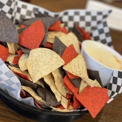 I Don't Care Bar & Grill - Chips and queso