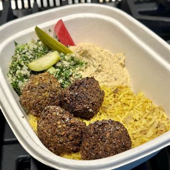 Spread Kitchen - Falafel, rice and vegetables. - Lebanese Near Me - Sonoma, California Spread Kitchen - Falafel, rice and vegetables. - Lebanese Near Me - Sonoma, California