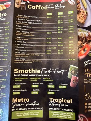 Menu photo 1 Metropolitan Cafe Fairview, NJ