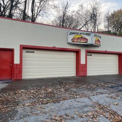 Johnson's Auto Body and Sales - The front of our shop.