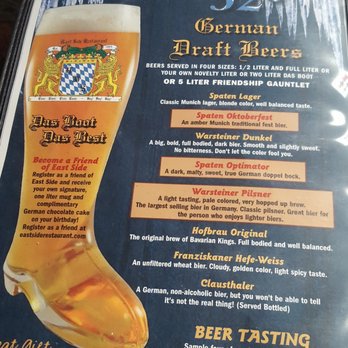 East Side Restaurant - Menu - German Near Me - New Britain, Connecticut East Side Restaurant - Menu - German Near Me - New Britain, Connecticut