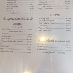 The Penn Grill & Bar - Different menu during the art show