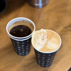 Andytown Coffee Roasters - Americano & pumpkin spiced latte
