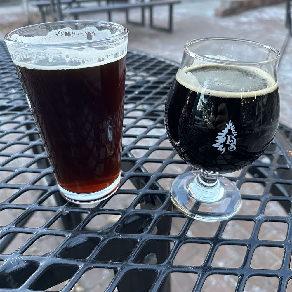 Blue Spruce Brewing - Littleton - Walks like a duck brown and Son of a Baptist coffee stout - Breweries Near Me - Littleton, Colorado Blue Spruce Brewing - Littleton - Walks like a duck brown and Son of a Baptist coffee stout - Breweries Near Me - Littleton, Colorado