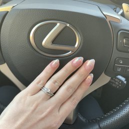 Loose glitter tips!